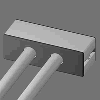 Tear Out T-Slot End Block 45x135